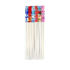 Baguettes chinoises en bambou à fleurs rouges, baguettes jetables pour la maison, l'hôtel, le restaurant, les mariages festifs, les banquets, etc. - Product Image 5