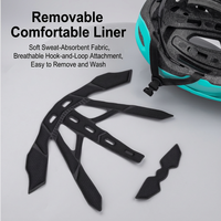 Casque de cyclisme VTT, demi-casque, 17 trous de ventilation, résistant aux chocs, pour la conduite à vélo