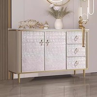 Buffet italien de luxe en bois simple et moderne pour la maison armoire à chaussures pour l'entrée du salon nouvelles coquilles pour la chambre à coucher