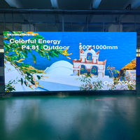 2024 usine chinoise nouvel écran LED P4.81 étanche extérieur 500x1000mm 7680Hz écran de toile de fond de scène d'église