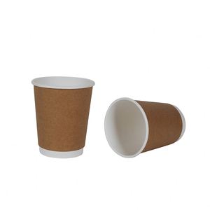 Custom Logo Printed Biodegradable Disposable 8oz 12oz 16oz Double Wall Food Grade Leakproof Coffee Paper Cup Vasos Polipapel - Product Image 2