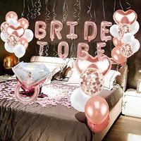 Kit d'arche de ballons Bride to Be pour décorations de fête de mariage