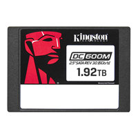 Kingston DC600M Unità a Stato Solido (SSD) SATA di Grado Enterprise da 2,5 Pollici, Serie 480GB 960GB 1,92TB 3,84TB 7,68TB