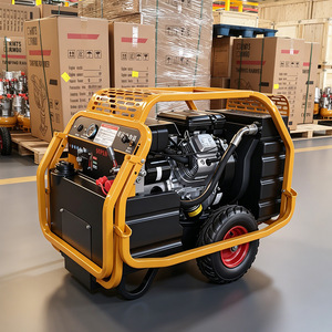 Unidad de Potencia Hidráulica Móvil de 18 HP con Bomba de Gasolina/Diésel, Bomba de Lodos y Martillo Rompedor - Product Image 1
