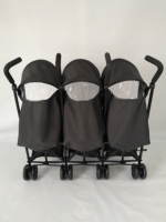 Poussette Triple Pliable IKuzma pour Triplets