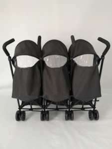 Foldable IKuzma 3 Babies Triplet <strong>Stroller</strong> for <strong>Triple</strong>