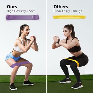 <strong>Multiple</strong> Usage High Quality Fitness Accessories Resistance <strong>Loop</strong> Exercise Bands Custom Logo Workout Bands for Home Fitness - Product Image 2