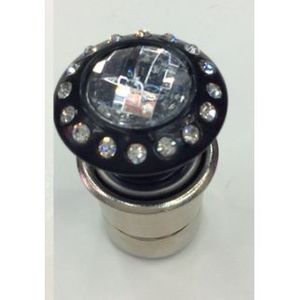 Car Cigarette Lighter <b>Socket</b> With Crystal Decorative Cover <b>Universal</b> Auto Accessory - Product Image 3