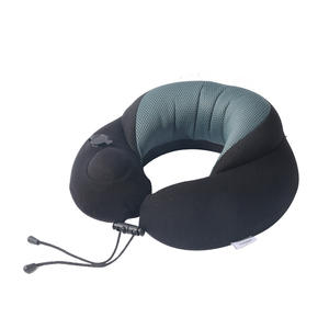 Almohada de Viaje Inflable en Forma de U Travelbear, Almohada de Viaje Portátil con Funda Extraíble, Soporte Cervical Alto para Siesta en la Oficina - Product Image 1