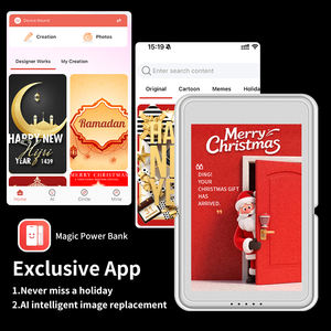 Hipoink 전자 종이 원래 제조 업체 전원 은행 전자 잉크 디지털 디스플레이 화면 3.87 인치 480x800px 무선 마그네틱 전화 - Product Image 4