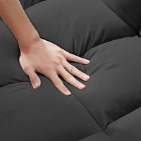 Canapé-lit futon convertible en velours, confortable pour chambre et salon, fauteuil-lit pliant deux places, vente en gros