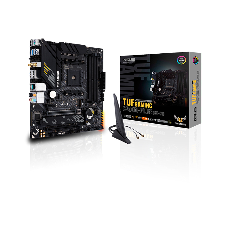 Used ASUS TUF B550M-PLUS (Wi-Fi) Micro-ATX Motherboard