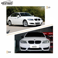 Kit carrosserie PP Look Upgrade pour BMW E90 09-12, mise à niveau au style M4 |   Remplacement direct |   Moule de voiture d'origine