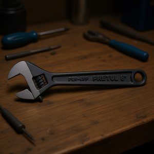 Chiave Regolabile 8 Pollici in Acciaio Legato, Grado Industriale, Ganasce Dentate, Capacità di Torsione 1000 Lb-In, Utensile Manuale Monolaterale di Truper - Product Image 2