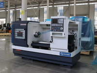 Mini tour CNC horizontal à bas prix de haute précision CAK6150V Rail dur CNC Torna 82mm alésage tour CNC à vitesse continue