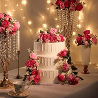 Fleurs de pivoine artificielles roses, fausses fleurs en soie, bouquets de pivoines pour mariage, centre de table, décoration florale pour la maison