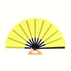 Abanico Plegable Grande de 16 Pulgadas Personalizado Guan Sen para Festivales con Logotipo - Product Image 6