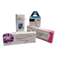 Boîte pliante pour produits pharmaceutiques, emballage en carton blanc/papier kraft avec impression UV, vente en gros, boîte moulée monobloc