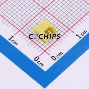 ZX-MX1.25-2PZZ-Y Wire-to-Board Pin Header Through hole,P=1.25mm Connector 1x2P 1.25mm Through Hole PicoBlade (MX 1.25) - Product Image 1