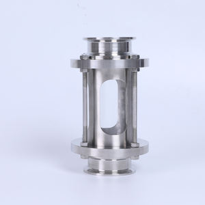 Aohoy diario venta al por mayor OEM fábrica 304 grado alimenticio flujo Tubular Acero inoxidable sanitario Tri Clover abrazadera mirilla fabricante - Product Image 2