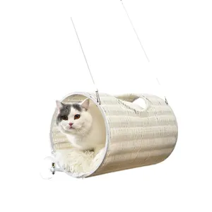 Petstar-hamaca de ratán para ventana de gato, uso exclusivo de Canton Fair, venta al por mayor, 2020