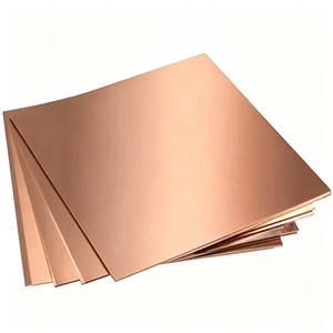แผ่นทองแดงบริสุทธิ์ C11000 ผิวเรียบ ผลิตด้วยกรรมวิธีรีดร้อน สำหรับทำแท่งสายดินและระบบกราวด์ วัสดุโลหะ - Product Image 1
