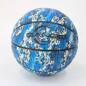 Sıcak satış fabrika doğrudan basketbol topu PU deri topu özel baskılı yetişkinler eğitim basketbol topu resmi boyutu 7
