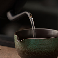 Ensemble de thé matcha japonais 550 ml, bol en céramique, fouet en bambou Chasen, Chashaku, vente en gros, fournisseur OEM ODM pour hôtels et restaurants