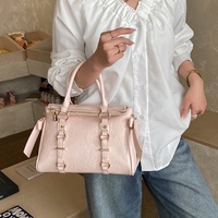 Sac à main pour femme en cuir PU couleur bonbon 2026, décontracté, tendance, portable, avec fermeture éclair, sac à bandoulière de luxe pour jeunes femmes