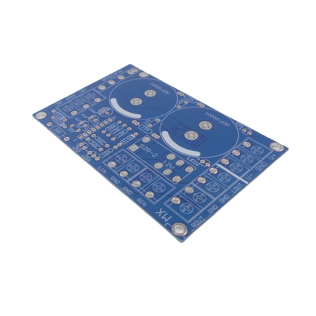 Rectification and filtering power supply with speaker protection integrated rear power amplifier board PCB empty board