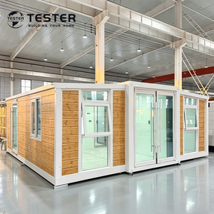 <span class=keywords><strong>Casa</strong></span> Contenedor Prefabricada Moderna y Expandible de 40/20 Pies, Lista para Habitar, con 2, 3 o 4 Dormitorios, Villa Prefabricada Portátil - Product Image 1