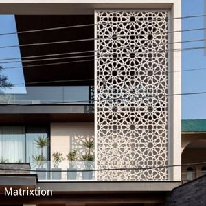 Vách Ngăn Trang Trí Phòng Vách Ngăn Bằng Kim Loại Cắt Laser Trong Vườn - Product Image 6