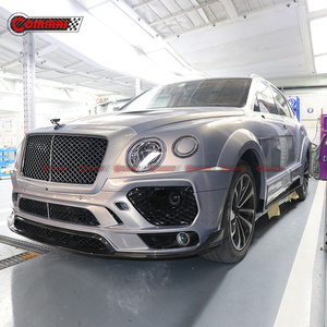 ชุดแต่งตัวถังรถยนต์ Bentley Bentayga รุ่น MSY สไตล์คาร์บอนไฟเบอร์ครึ่งชิ้น ประกอบด้วยกันชนหน้า-หลัง ฝากระโปรงหน้า ท่อไอเสีย กระจังหน้าหลัก - Product Image 4