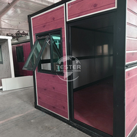 Salle de conteneur préfabriquée Salle de conteneur pliable 3 chambres à coucher Maison modulaire Maisons en conteneur d'occasion 20 pieds