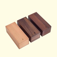 Boîte en bois de haute qualité de style rétro avec couvercle coulissant, idéale pour les cadeaux, les loisirs créatifs, les souvenirs et la décoration.