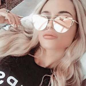 Gafas de Sol de Moda 2020, Lujosas, Retro, con Logotipo Personalizado, Protección UV400, Estilo Ojo de Gato, para Mujer, Tamaño Grande - Product Image 1