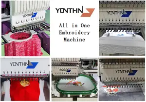 Yonthin Domestic MT-1501 Hat Monogram Logo T Shirt Ca P Embroidery Machine Computerized For Home Use