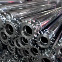 Ligne de convoyeur à rouleaux en acier inoxydable pour le transport de rouleaux non motorisés galvanisés avec composants de roulement à billes