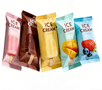 Sachets personnalisés imprimés pour sucettes glacées, bonbons, snacks, aliments pour bébés, aliments pour animaux, sacs en plastique pour barres chocolatées et sucettes glacées