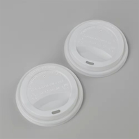 Couvercle jetable CPLA écologique de haute qualité pour tasses et bocaux – Accessoire d'emballage alimentaire de qualité alimentaire