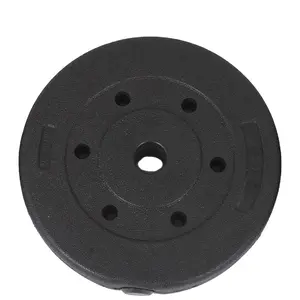 2021 China Supplier Wholesale Cheapest High Quality Barbell Weight Lift Plate Cement Concrete PE Plates