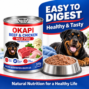 OKAPI 375g Rind- und Hühnerfleisch-Paste Nassfutter für Erwachsene Hunde OEM ODM Private Label - Product Image 5