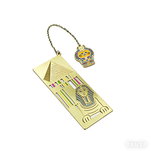 Stainless Steel SS Metal Cutout <b>Bookmark</b> with Painted Art Depicting Fantasy Book Characters - Product Image 4