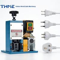 Machine automatique de dénudage de fils de cuivre, machine de dénudage de câbles de 25 mm pour le recyclage du cuivre de rebut THME