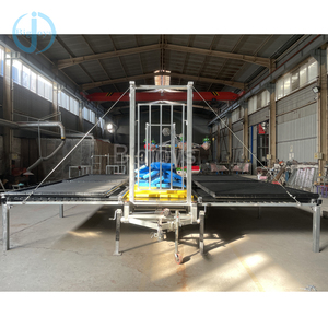 Manèges de terrain de jeux commerciaux amusants en plein air 4 en 1 avec <span class=keywords><strong>trampoline</strong></span> et remorque pour enfants et adultes en promotion - Product Image 2