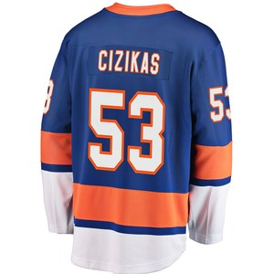 Groothandel borduurwerk New York Islanders Amerikaans ijshockeytenue # 13 Mathew Barzal # 30 Ilya Sorokin 14 Bo Horvat Hockeyuniform - Product Image 5