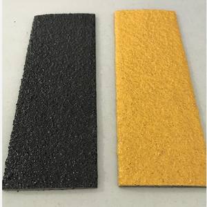 Nez de marche en fibre de verre sur <span class=keywords><strong>mesure</strong></span>, jaune et noir, en FRP, pour marches en béton, bordure de marche en GRP, moulage de nez de marche, intérieur/extérieur - Product Image 4