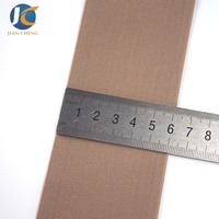 Bande élastique personnalisée en polyester tissé de 60 mm avec latex pour sous-vêtements, vêtements de sport et gaines amincissantes