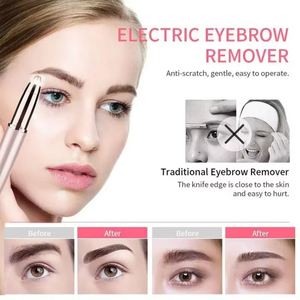 Womens Electric Eyebrow Trimmer Eye Brow Shaper Pencil <b>Face</b> Hair Remover Portable Maternal and Child Home Appliances - Product Image 2