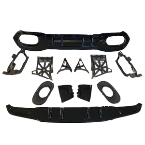 Diffusore Posteriore Stile A35 in PP Nero Lucido, Parti Esterne Auto per Mercedes Benz W176 <span class=keywords><strong>Classe</strong></span> <span class=keywords><strong>A</strong></span> <span class=keywords><strong>AMG</strong></span> 2013-2018 - Product Image 3